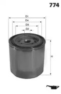 LUCAS FILTERS lfos119 -  Масляный фильтр